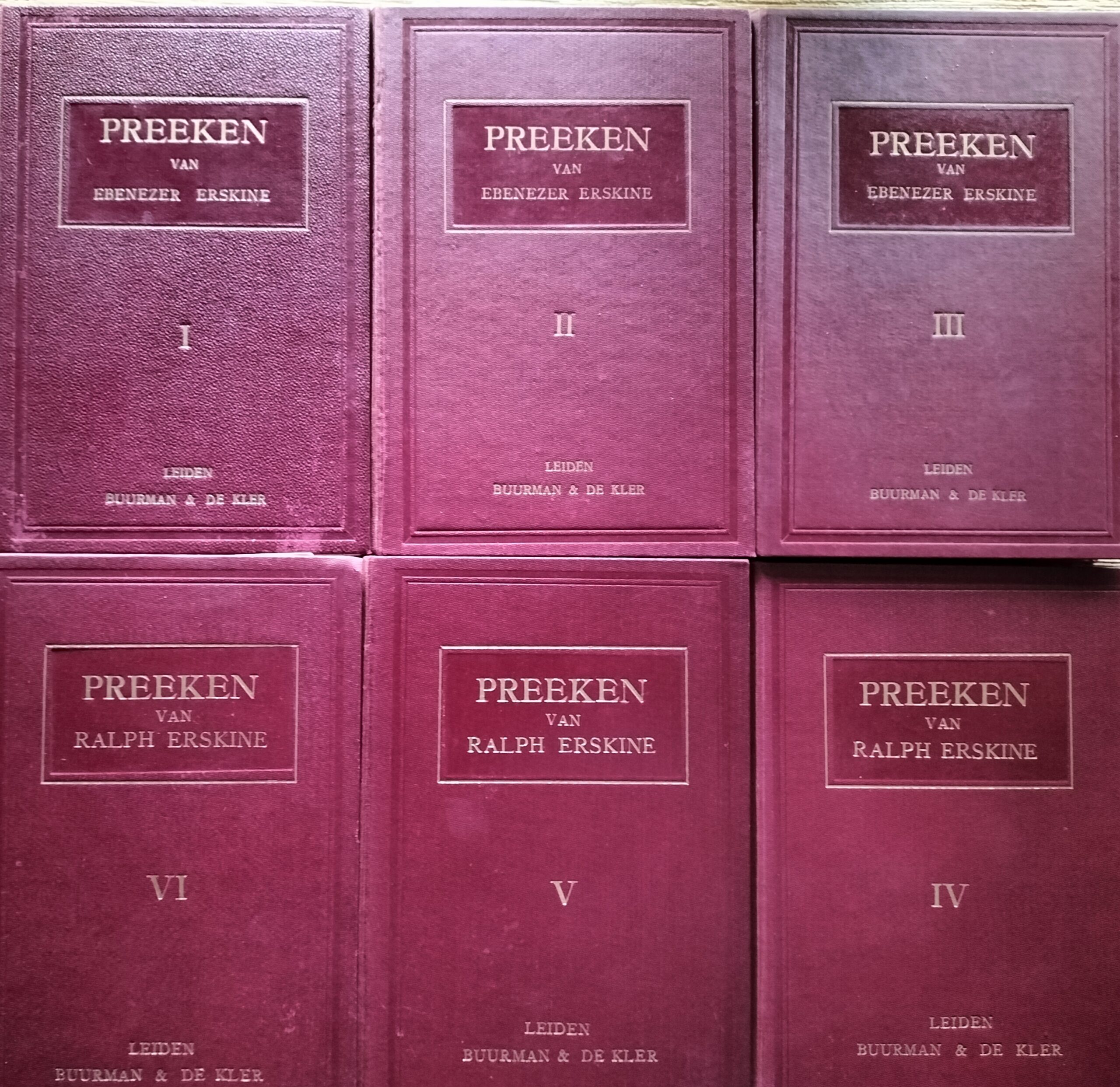 Preeken van Ebenezer Erskine (6 dl)