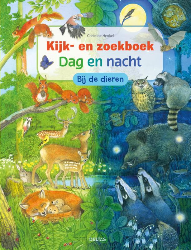 Kijk- en zoekboek - Dag en nacht - Bij de dieren